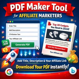 PDF Maker Tool for Affiliate Marketers